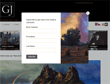 Tablet Screenshot of galeriejakubska.com